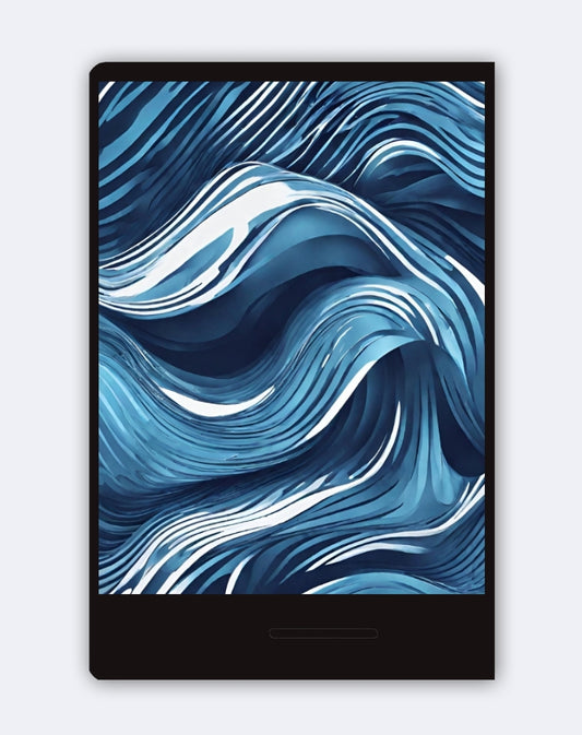 Case - Abstract Blue Waves