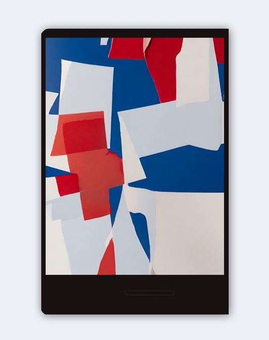 Case - Abstract Red White Blue